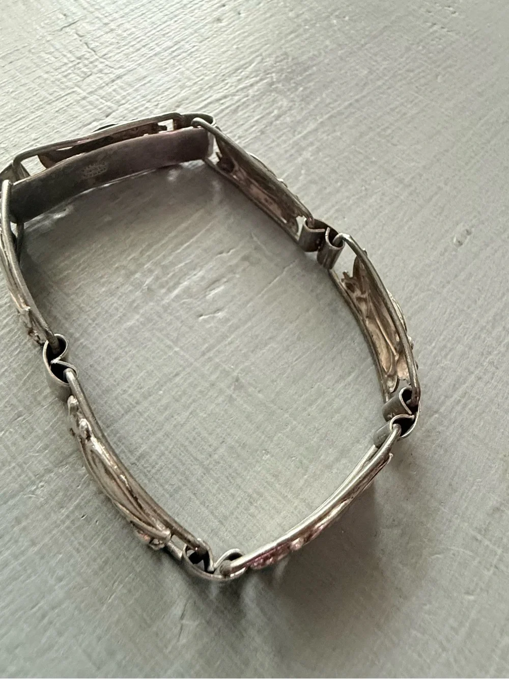 John Lauritzen  Denmark 925 Sterling Silver Tulip Flowers Bracelet